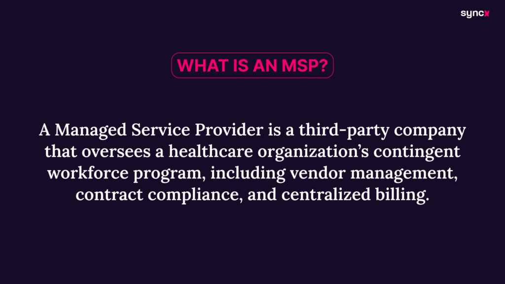 MSP definition taken from text on page.