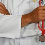 Physician folding his arms to represent healthcare staffing.