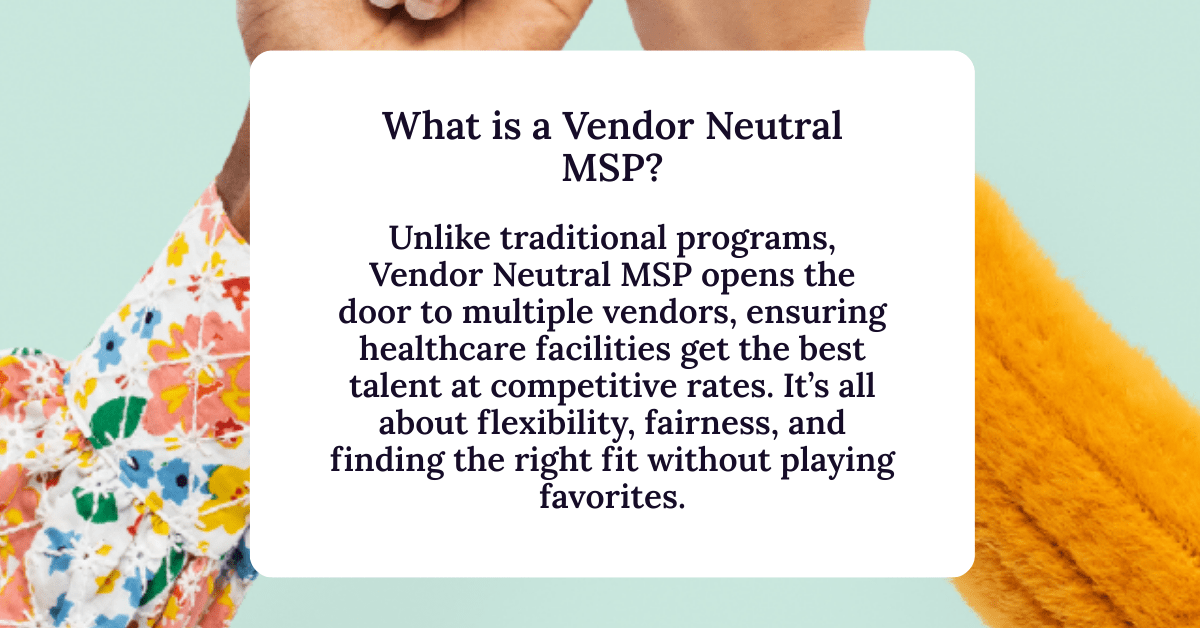 Answers the question "What is a Vendor Neutral MSP" with text from the body of the article.