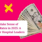 Hand holding a stack of money under the article title, "How to make sense of locums rates in 2026."