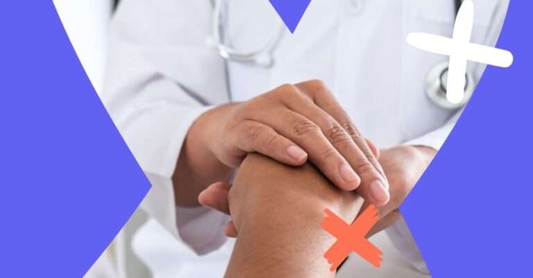 Doctor holding someone's hand to represent physician retention and job satisfaction.